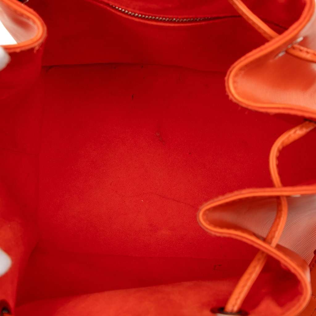 Louis Vuitton Epi Petit Noe Orange Leather Very good condition - Model View