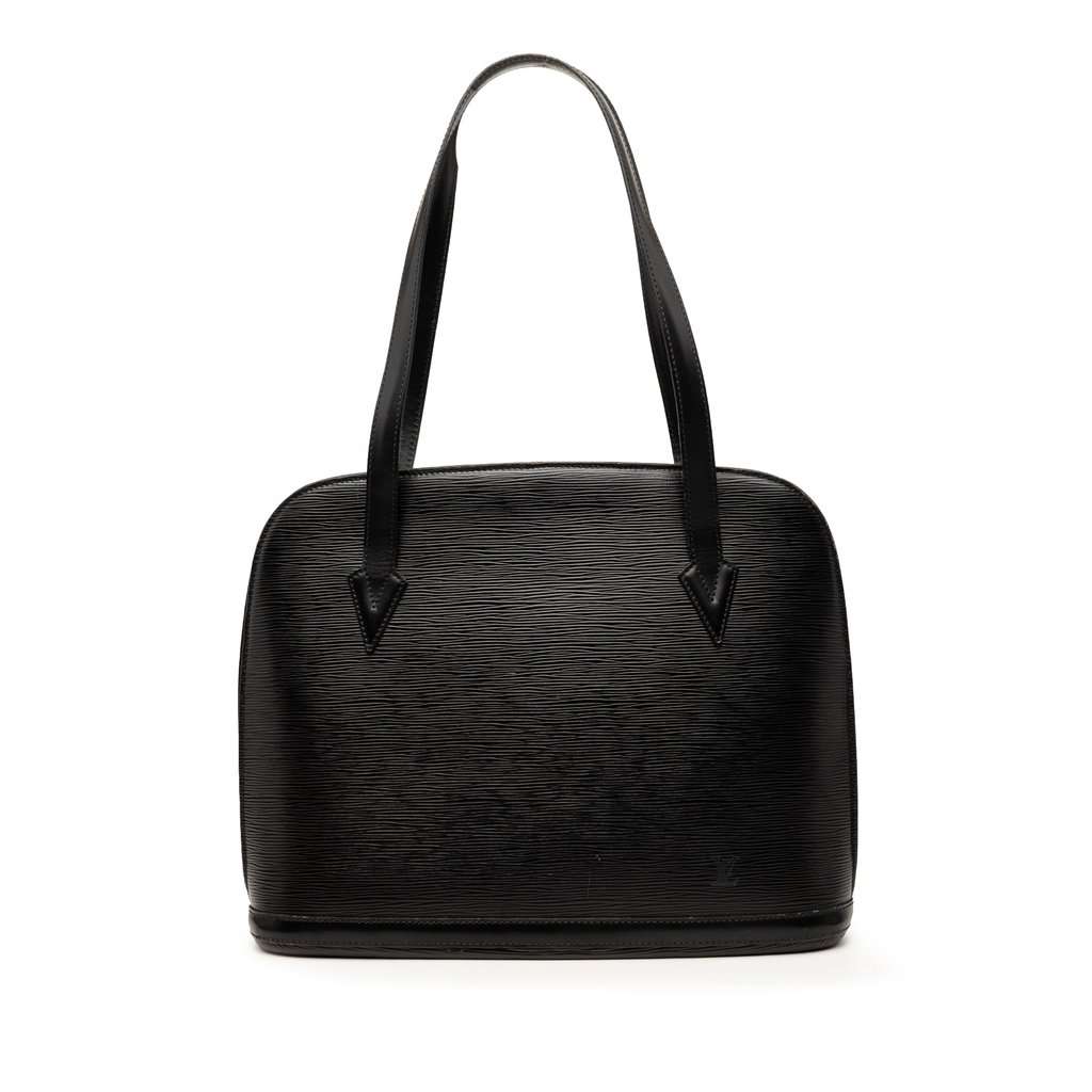 Louis Vuitton Epi Lussac Black Leather Very good - Front View