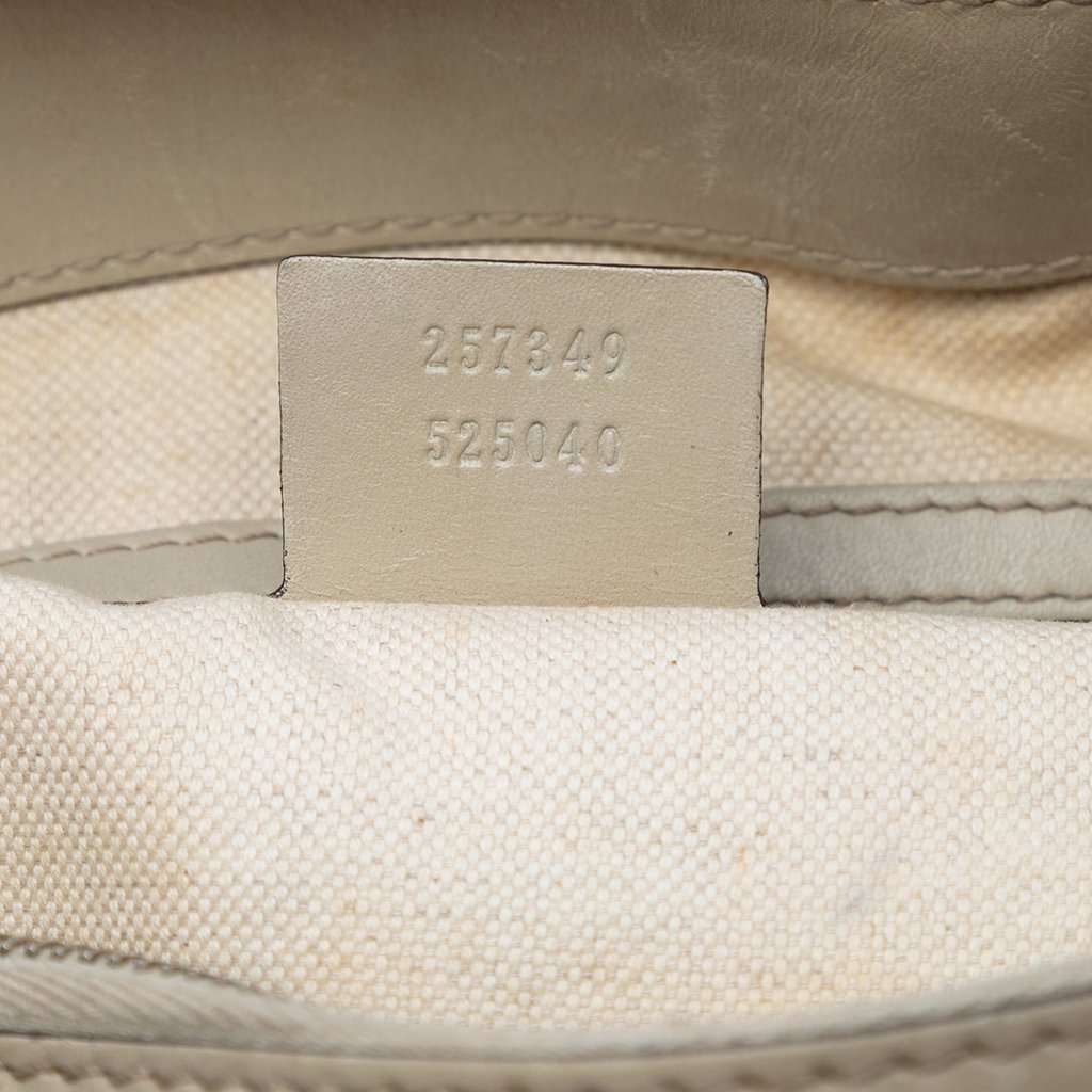 Gucci GG Canvas Web Mayfair Satchel Beige Very good condition - Box View