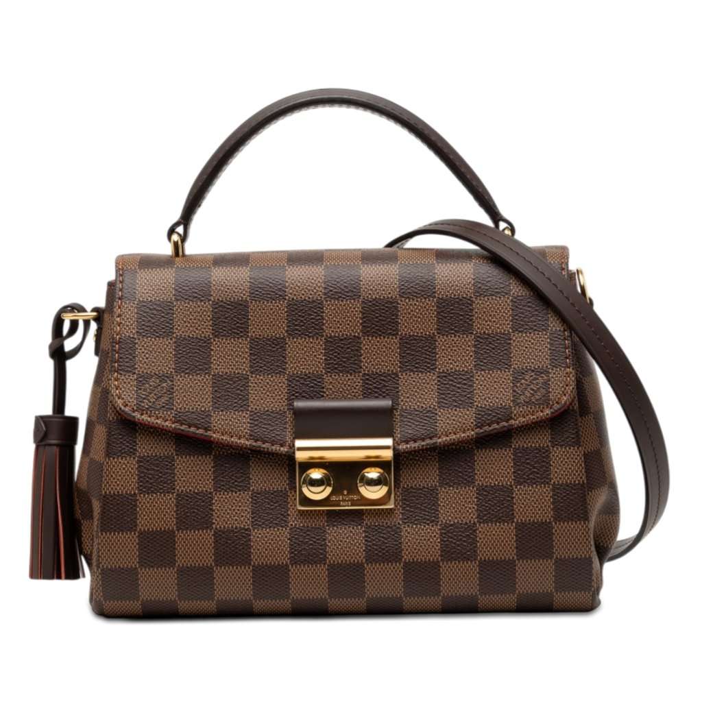 Louis Vuitton Damier Ebene Croisette Brown Very good condition - Front View