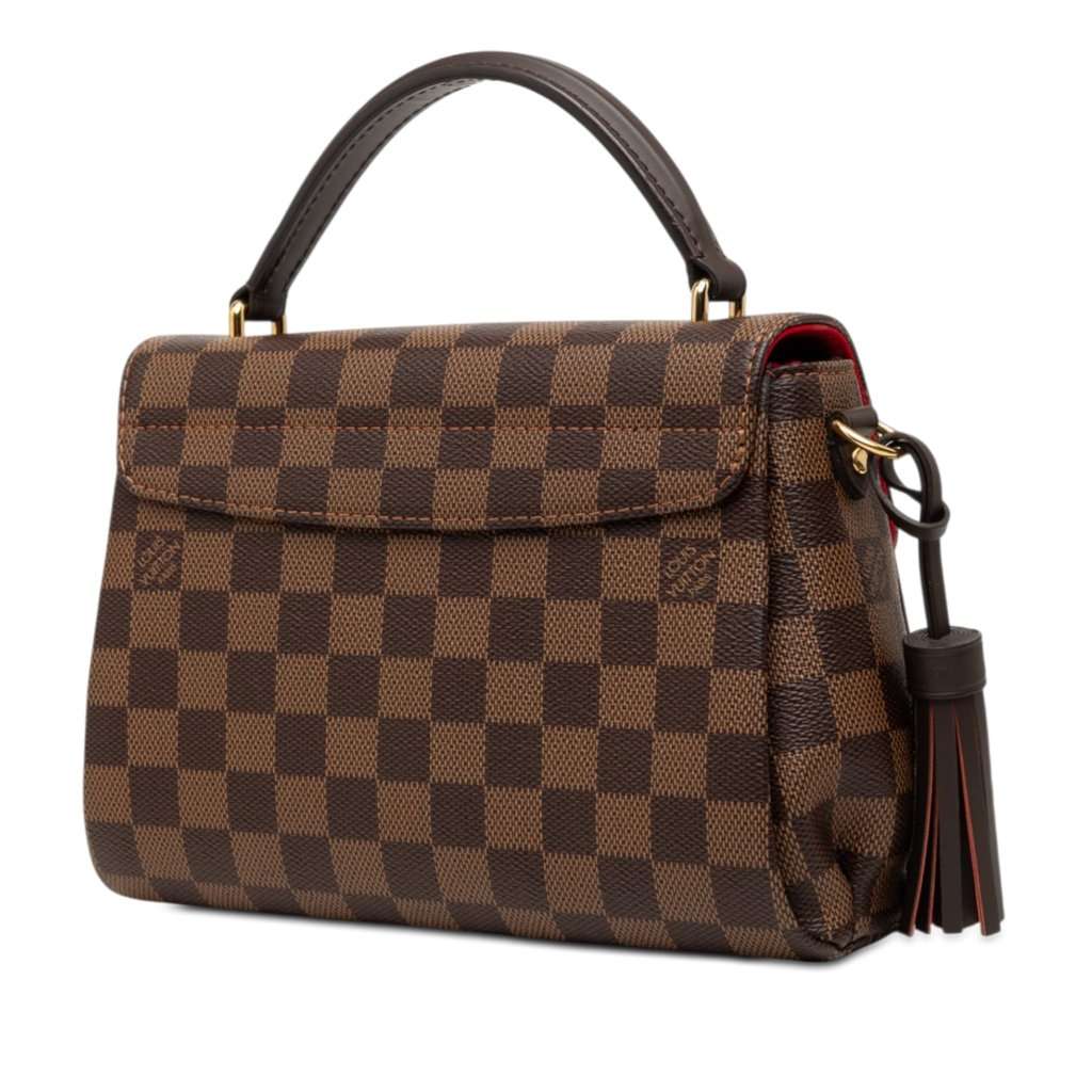 Louis Vuitton Damier Ebene Croisette Brown Very good condition - Back View