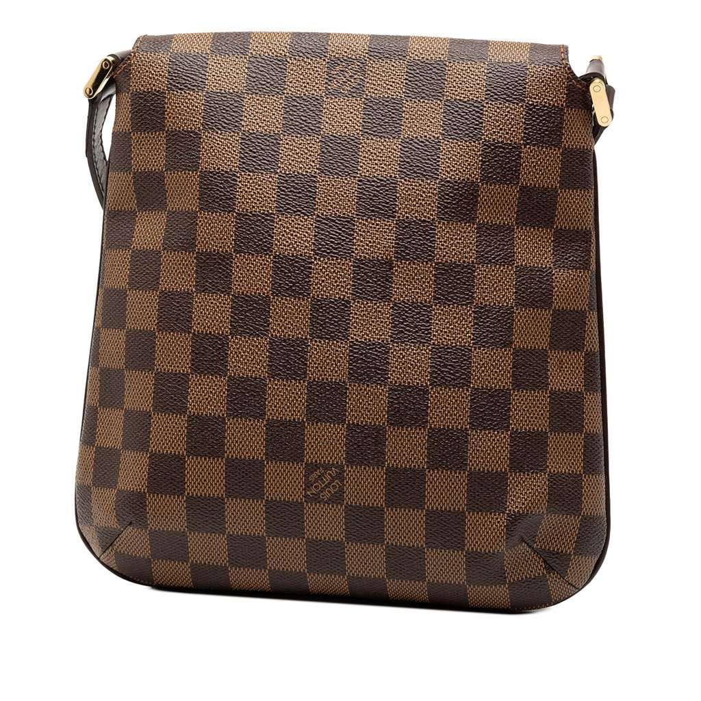 Louis Vuitton Damier Ebene Musette Salsa Long Strap Brown Very good - Back View