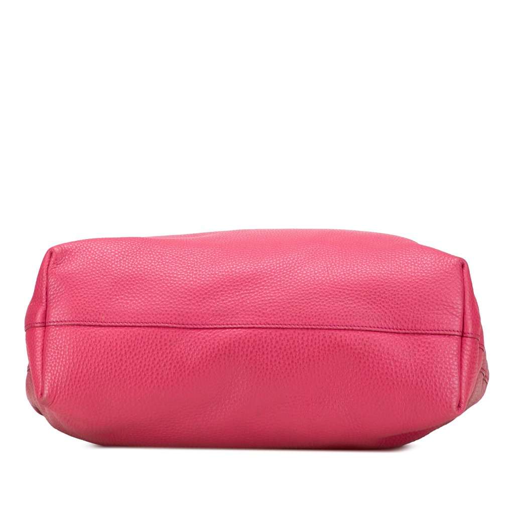 Prada Vitello Daino Open Convertible Tote Pink Leather Very good - Inside View