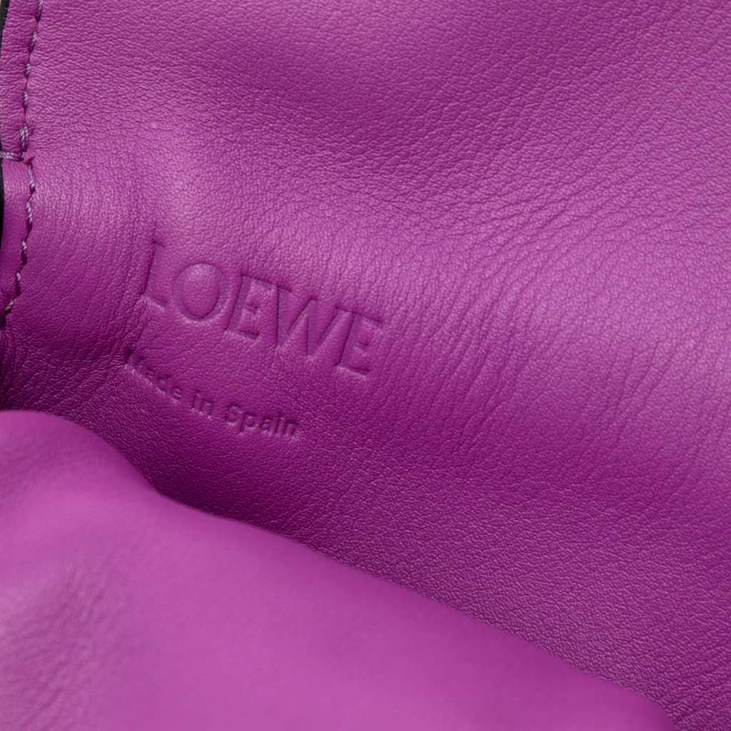 Loewe Nappa Flamenco Pocket Crossbody Purple Leather Very good - Box View