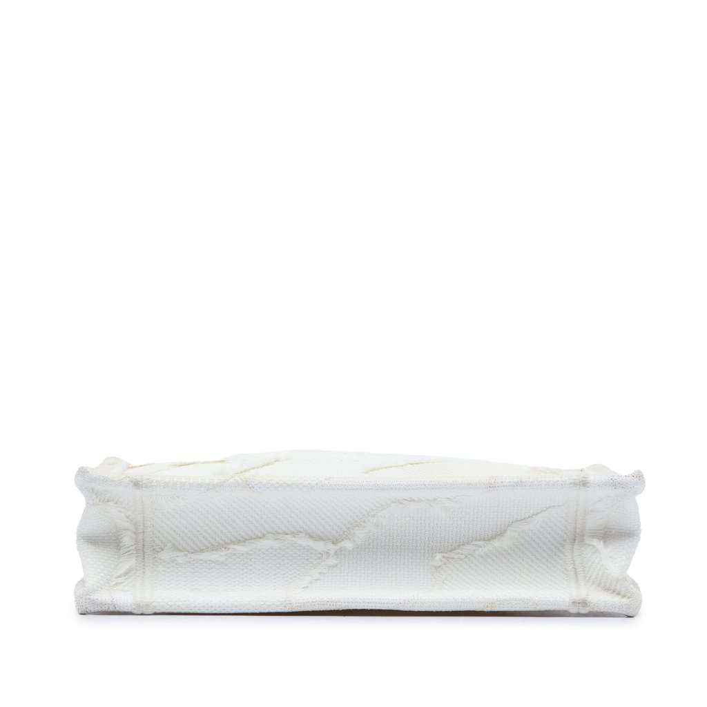 Dior Mini Embroidered Canvas Camouflage Book Tote White Very good - Inside View