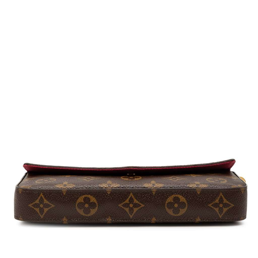 Louis Vuitton Monogram Pochette Felicie Brown Very good condition - Inside View