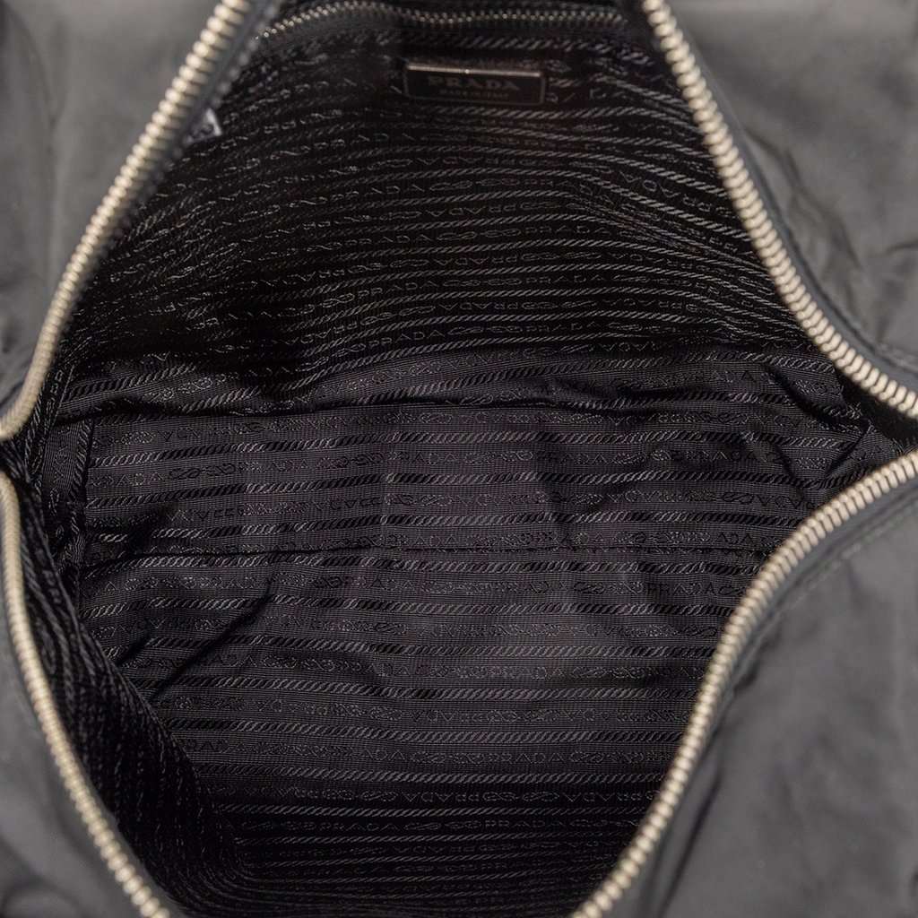 Prada Tessuto Satchel Black Very good - Model View