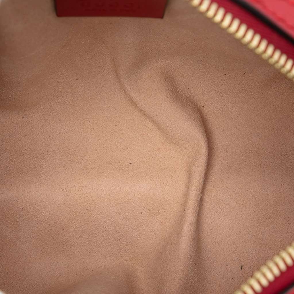 Gucci Mini GG Supreme Blooms Boston Bag Beige Very good condition - Model View