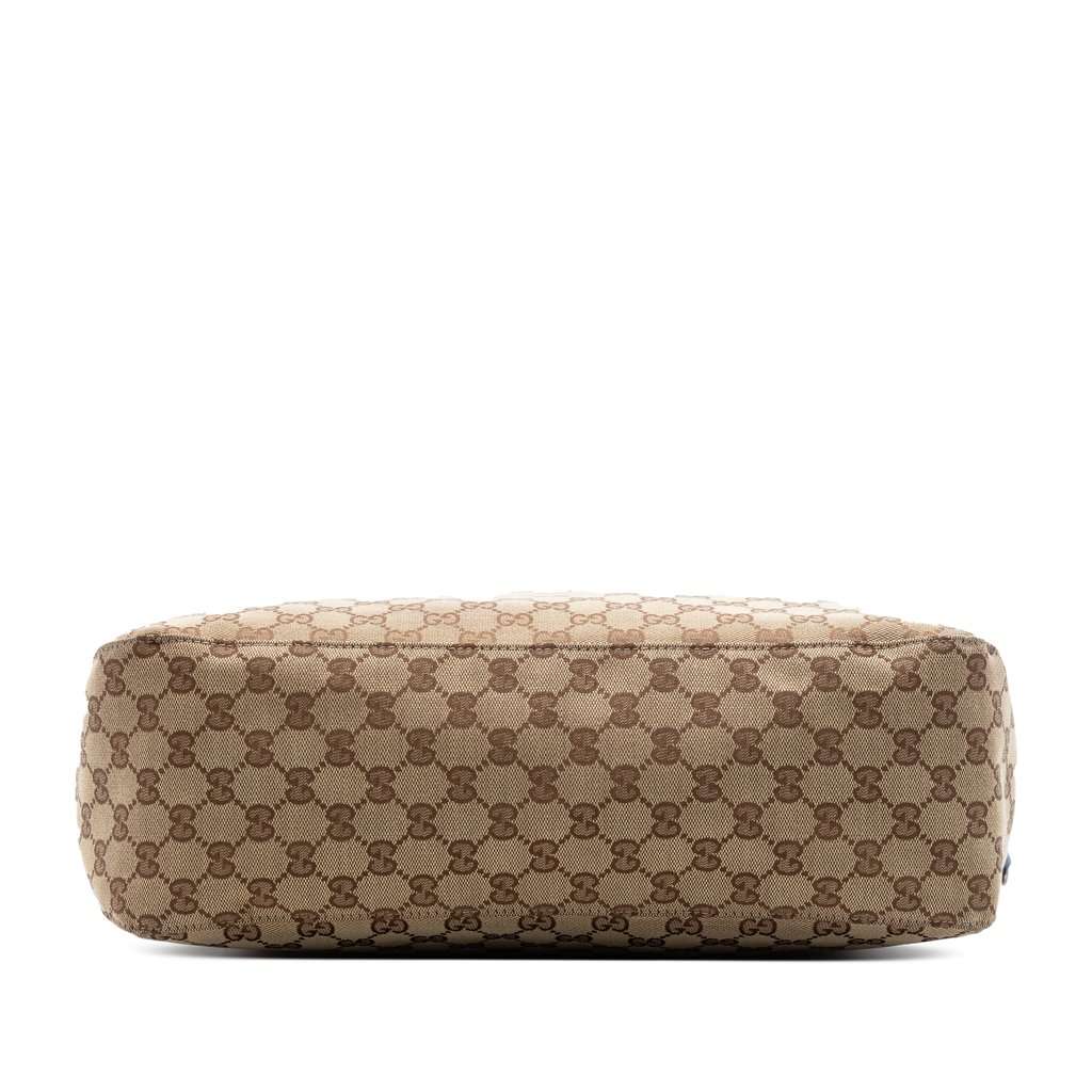 Gucci Large GG Canvas Icon Bit Satchel Beige Very good condition - Inside View