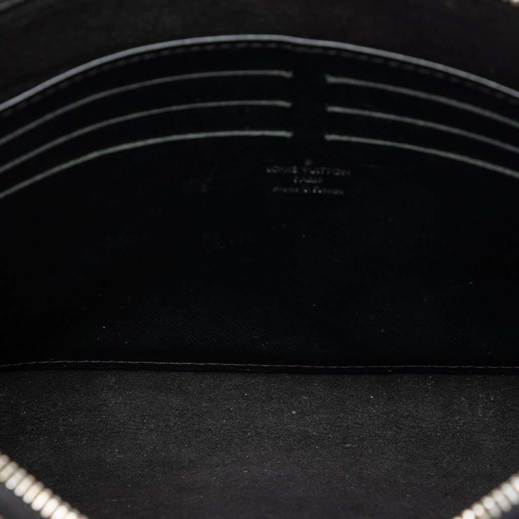 Louis Vuitton Epi Pochette Jour PM Black Leather Very good condition - Model View