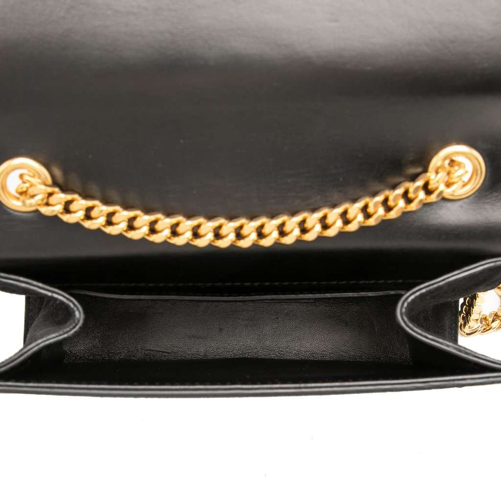 Saint Laurent Small Suede Monogram Kate Tassel Crossbody Black Leather Very good condition - Model View