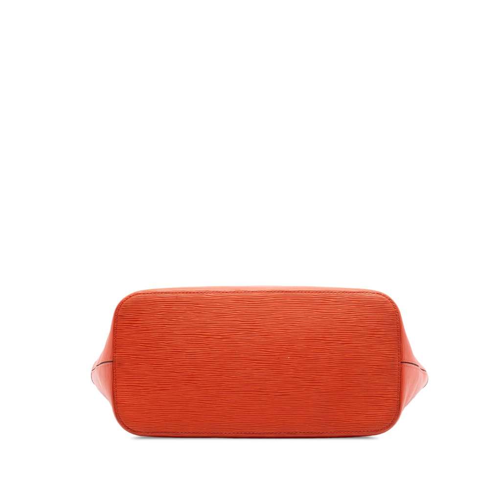 Louis Vuitton Epi Neverfull MM Orange Leather Very good - Inside View