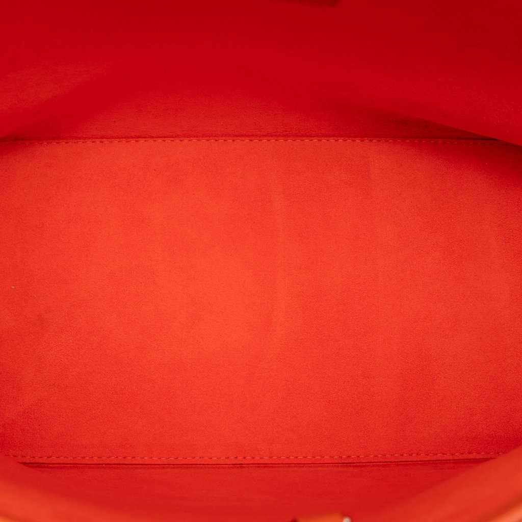 Louis Vuitton Epi Neverfull MM Orange Leather Very good - Model View