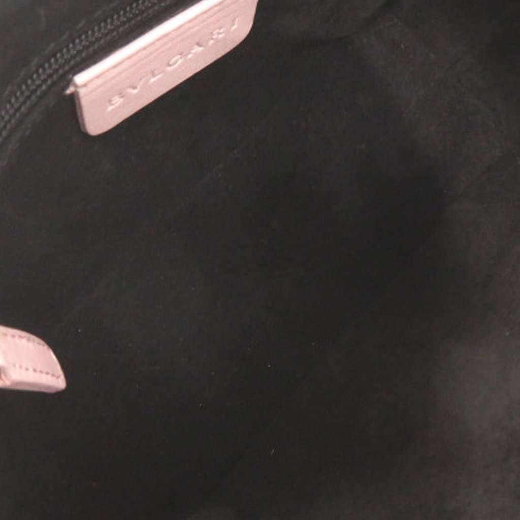 Bvlgari Logomania Leather Shoulder Bag Pink Leather Good condition - Model View