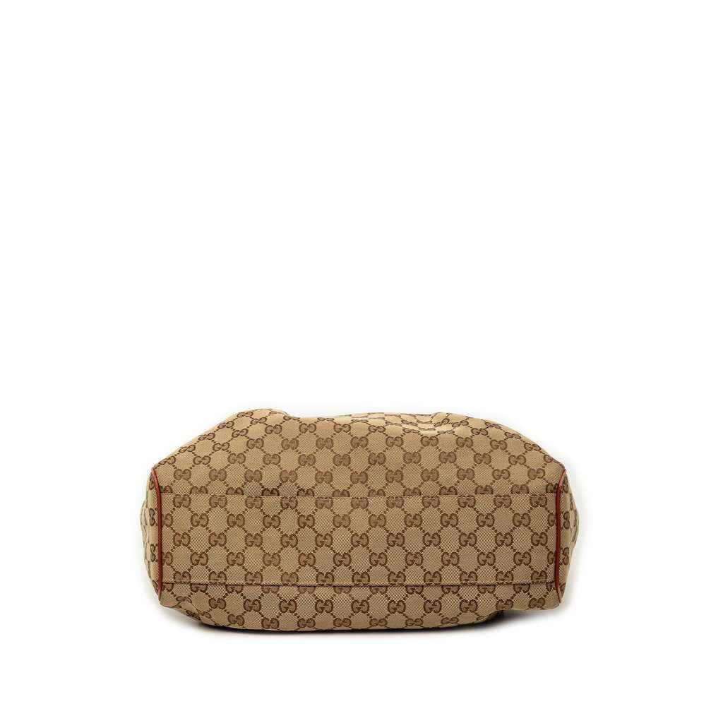 Gucci Medium GG Canvas Sukey Tote Beige Very good - Inside View