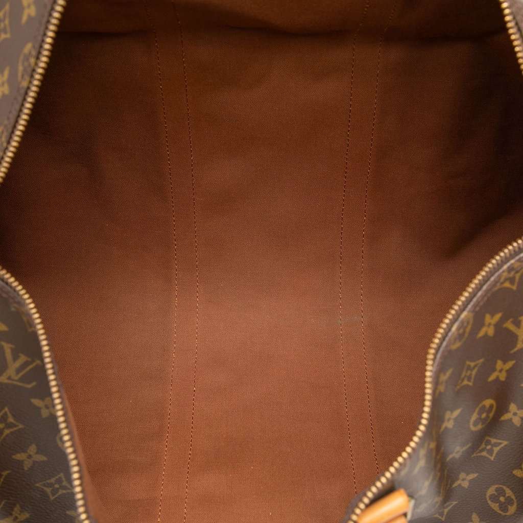 Louis Vuitton Monogram Keepall Bandouliere 50 Brown Very good condition - Model View