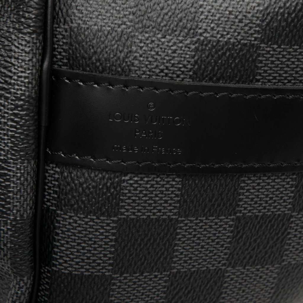 Louis Vuitton Damier Graphite Keepall Bandouliere 45 Black Very good - Box View