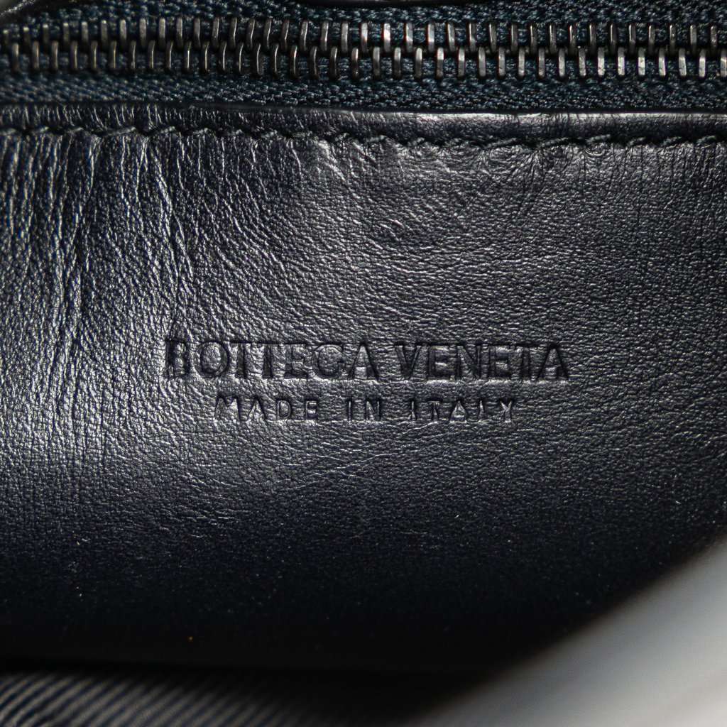Bottega Veneta Nappa Intrecciato Messenger Bag Black Leather Very good - Box View