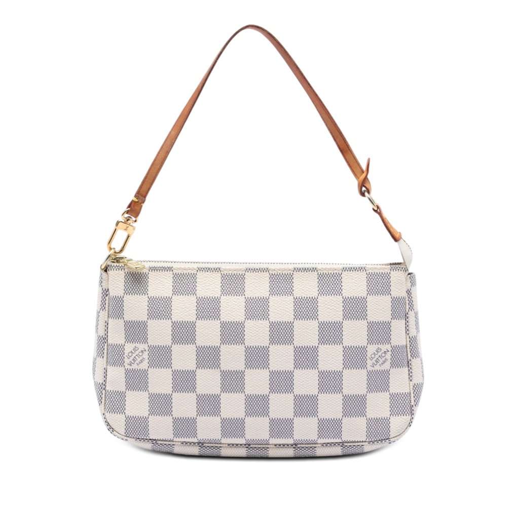 Louis Vuitton Damier Azur Pochette Accessoires White Very good condition - Front View