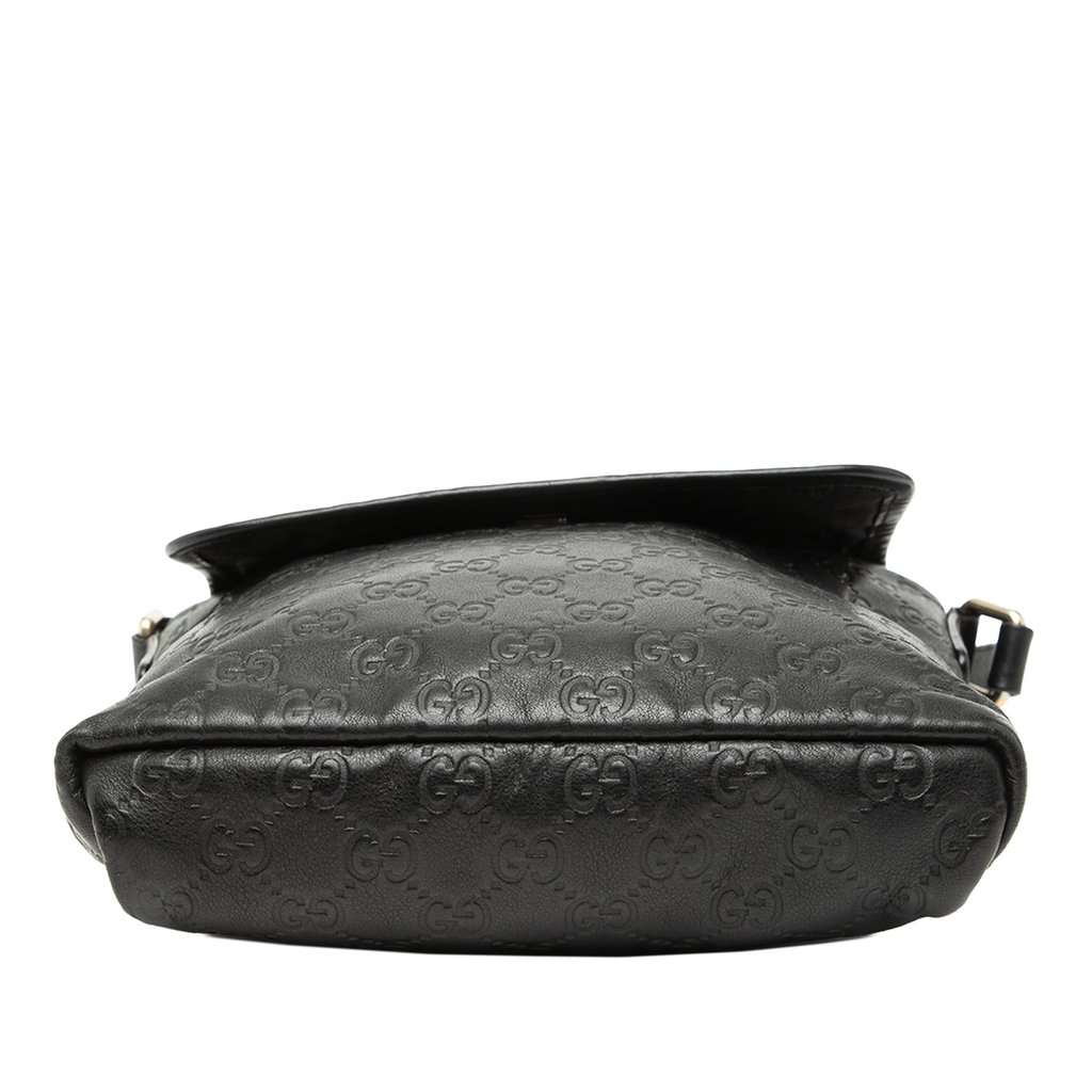 Gucci Guccissima Crossbody Black Leather Good condition - Inside View