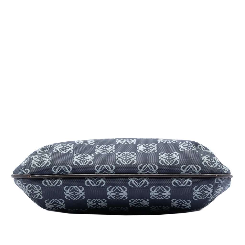 LOEWE Anagram Coated Canvas Crossbody Blue Very good condition - Inside View