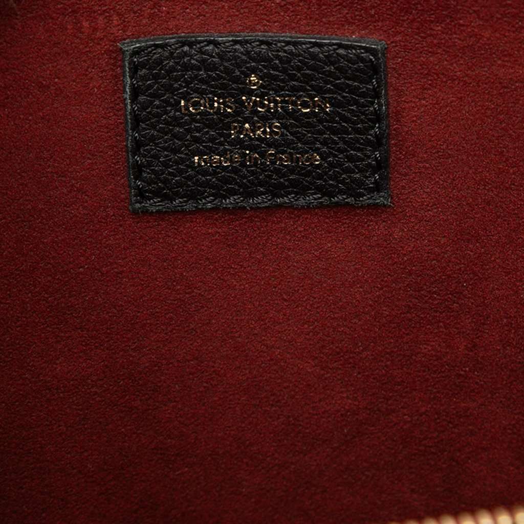 Louis Vuitton Leather Lockme Shopper Tote Black Leather Very good condition - Box View