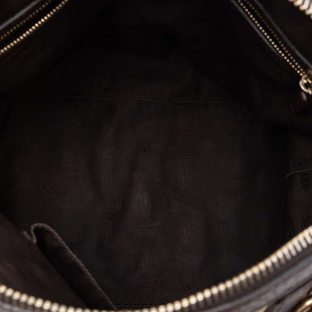 Gucci Medium GG Canvas Charm Dome Satchel Beige Very good condition - Model View