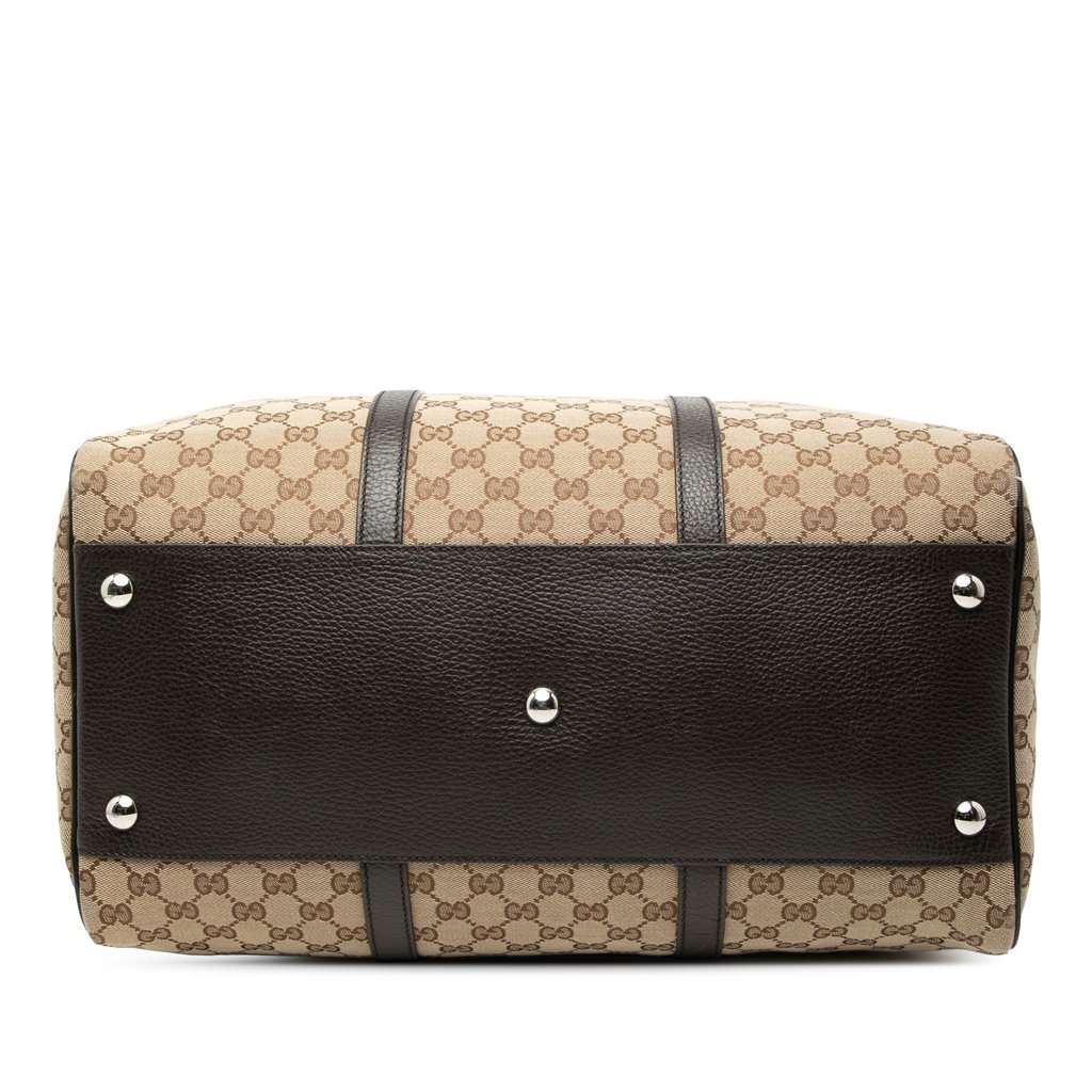 Gucci GG Canvas Travel Bag Beige Very good condition - Inside View