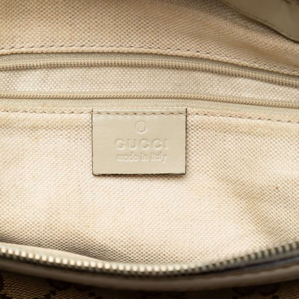 Gucci GG Canvas Sukey Satchel Beige Very good condition - Box View