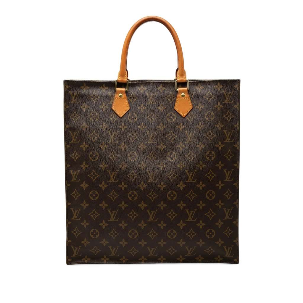 Louis Vuitton Monogram Sac Plat Brown Good condition - Front View