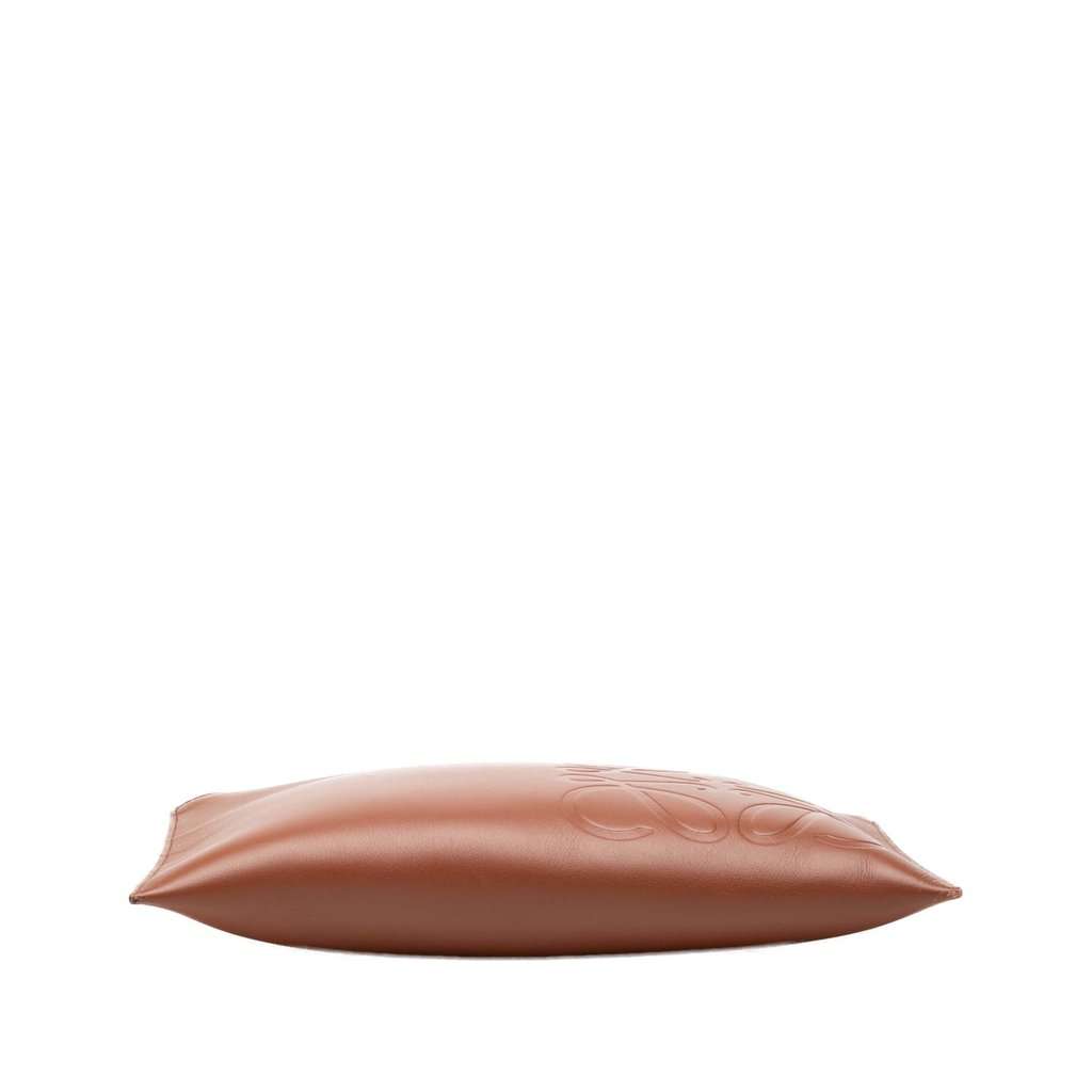Loewe Leather Anagram Flat Pouch Brown Leather Very good condition - Inside View