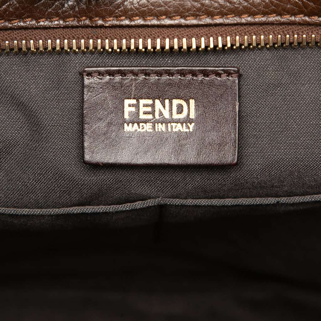 Fendi Zucca Canvas Grande Shopping Tote Brown Very good condition - Box View