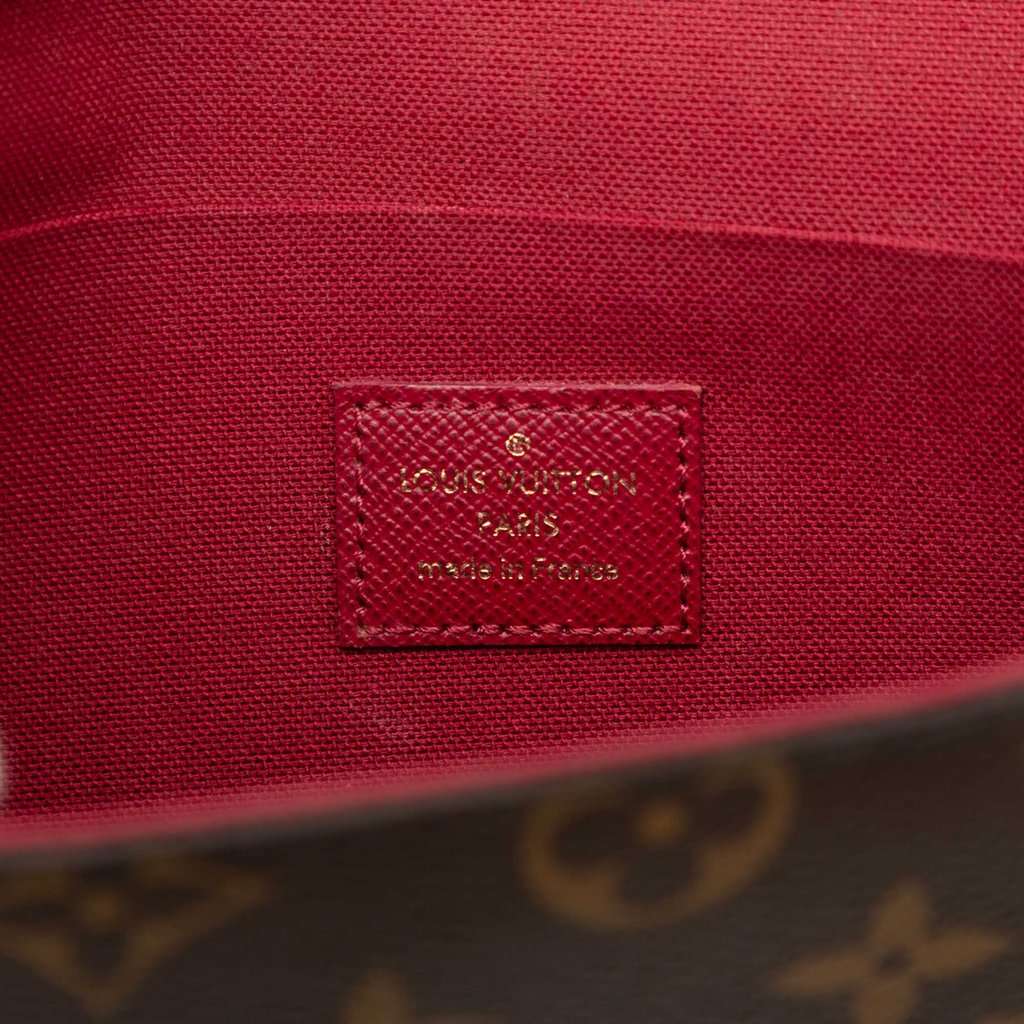 Louis Vuitton Monogram Pochette Felicie Brown Good - Box View