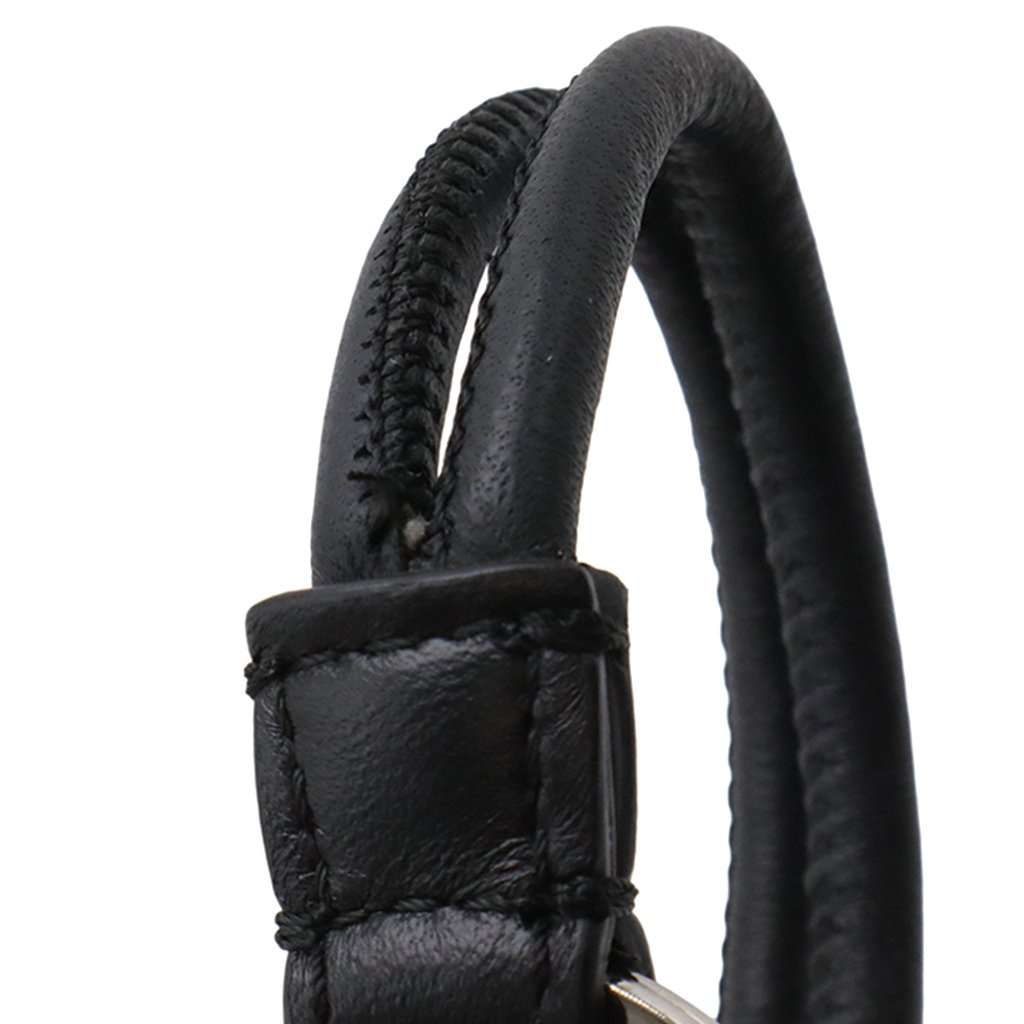 Fendi Nappa Logo Neck Phone Pouch Black Leather Very good - Model View