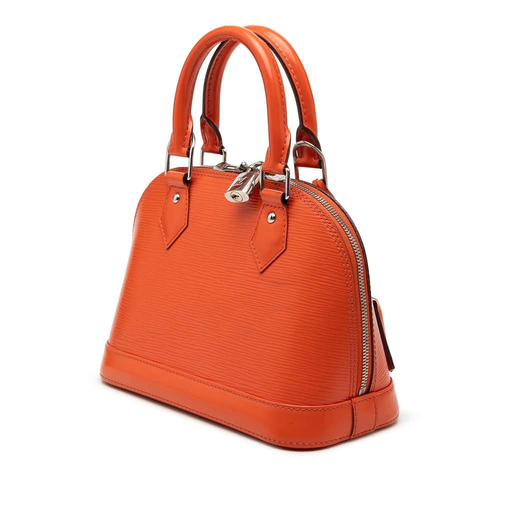 Louis Vuitton Epi Alma BB Orange Leather Very good - Back View