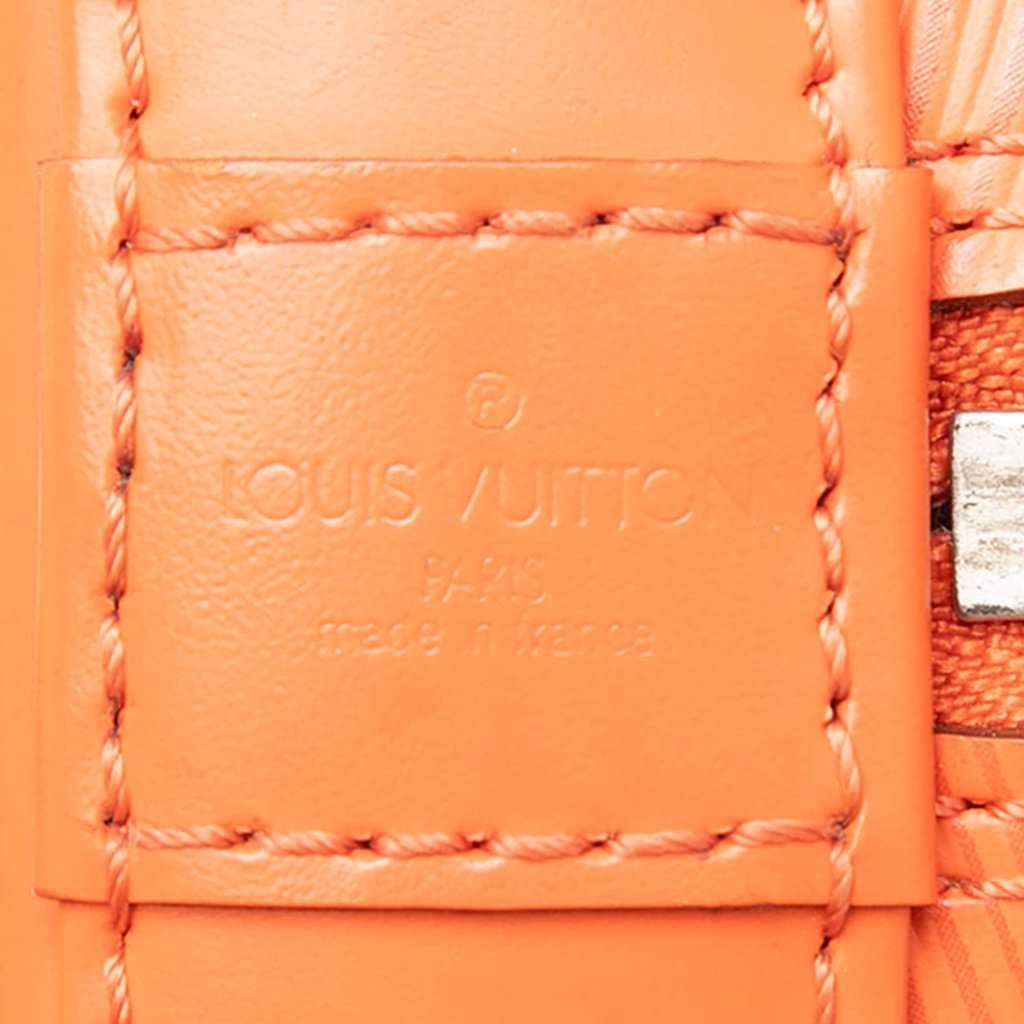 Louis Vuitton Epi Alma BB Orange Leather Very good - Box View