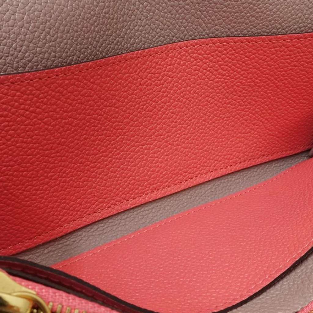 Louis Vuitton Monogram Empreinte Emilie Wallet Pink Leather Very good condition - Model View
