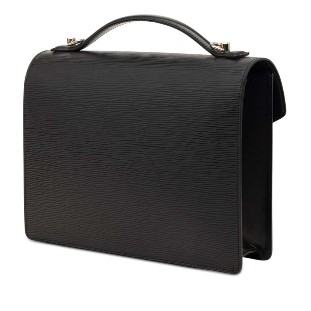 Louis Vuitton Epi Monceau 28 Black Leather Very good condition - Back View