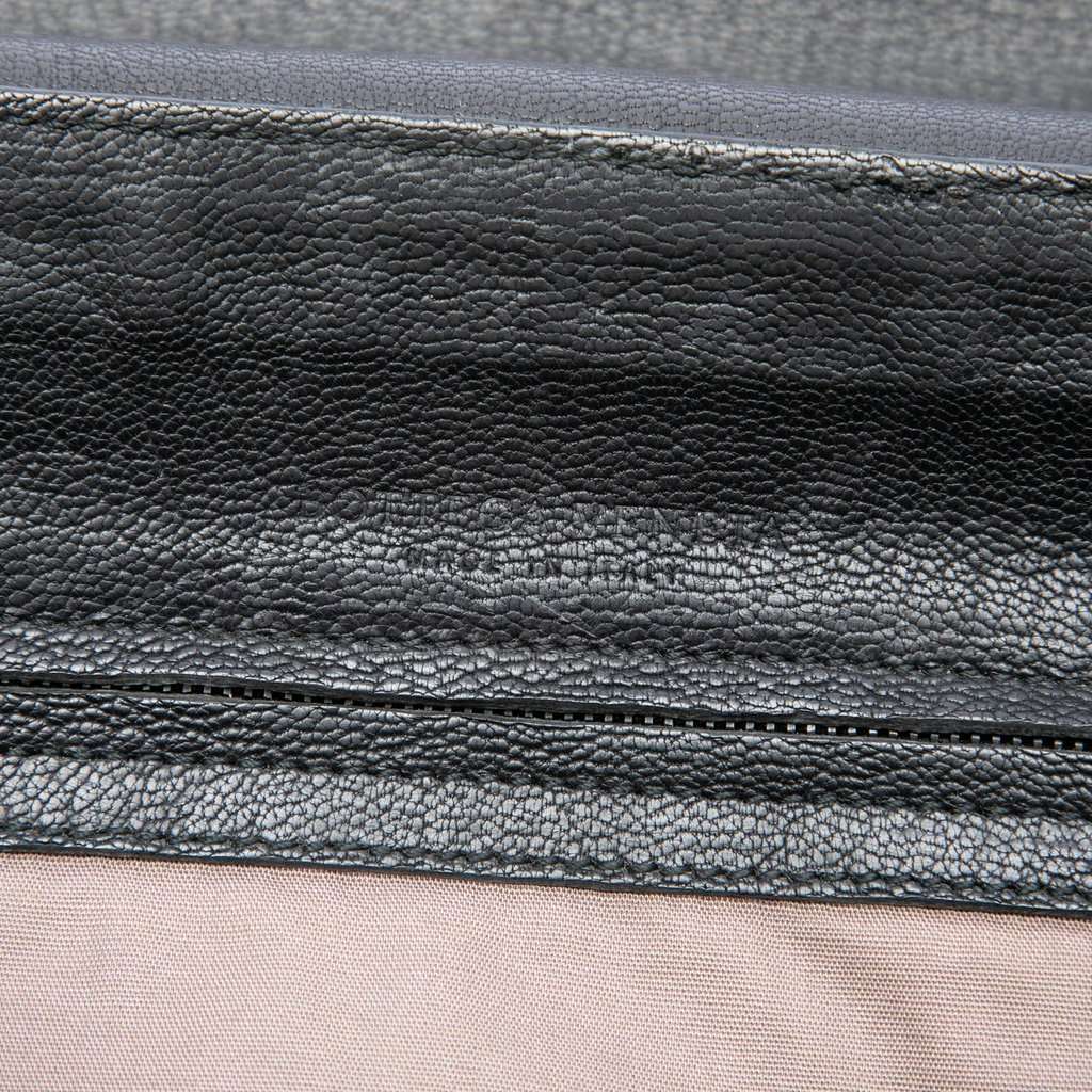 Bottega Veneta Intrecciato Trimmed Nappa Business Bag Black Leather Very good - Box View