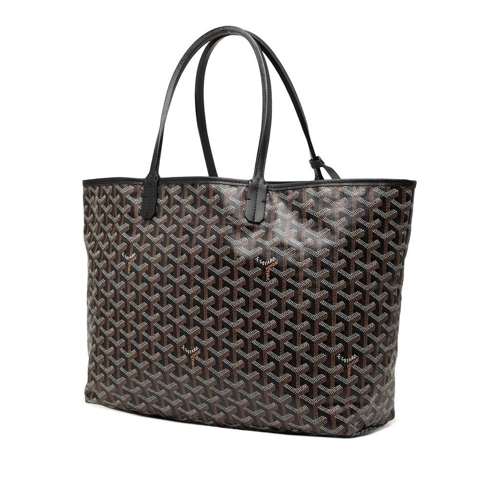 Goyard Goyardine Saint Louis PM Black Very good - Back View