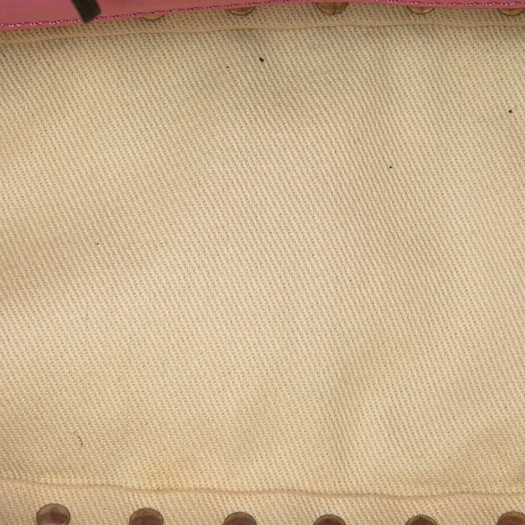 Valentino Mini Leather Rockstud Trapeze Satchel Pink Leather Very good condition - Model View