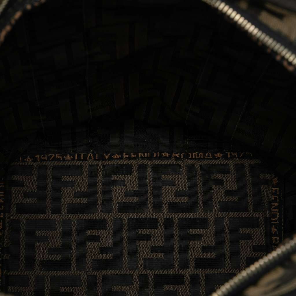 Fendi Zucca Canvas Roma 1925 Shopping Tote Brown Very good - Model View