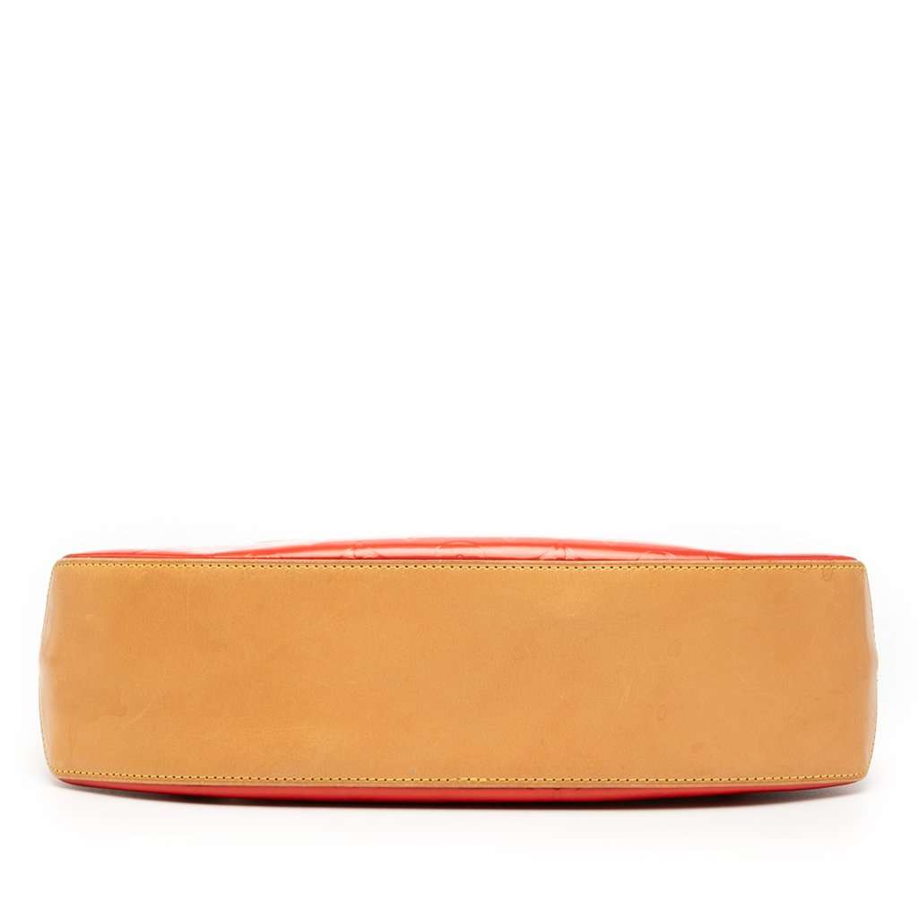 Louis Vuitton Monogram Vernis Biscayne Bay GM Red Leather Very good condition - Inside View