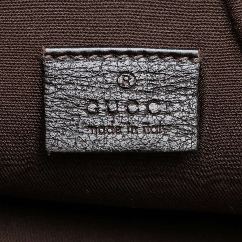 Gucci Guccissima Laptop Case Black Leather Very good condition - Box View