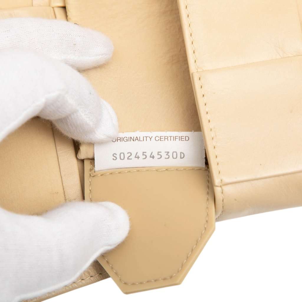 Bottega Veneta Extra Mini Nappa Intrecciato Cassette Crossbody Beige Leather Very good condition - Box View