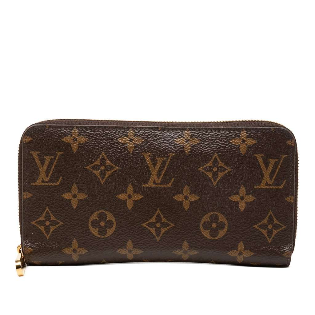 Louis Vuitton Monogram Zippy Long Wallet Brown Very good condition - Front View