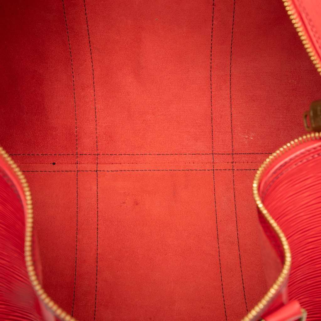 Louis Vuitton Epi Keepall 50 Red Leather Good condition - Model View
