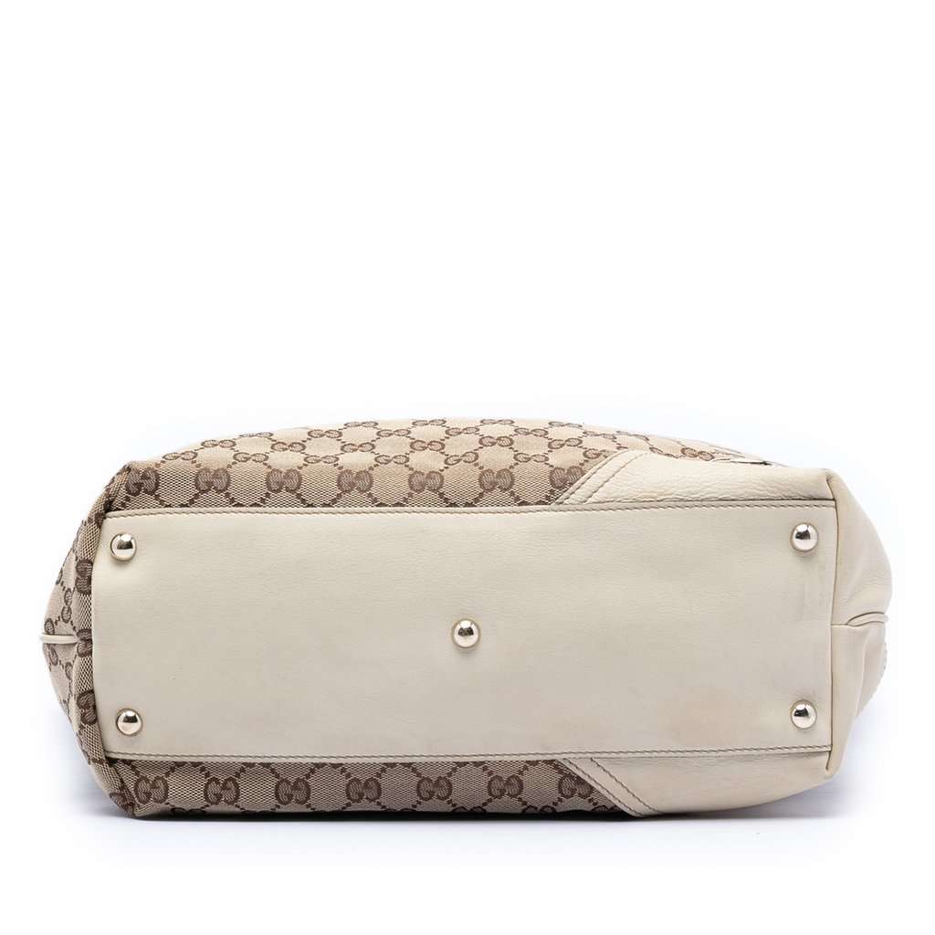 Gucci Large GG Canvas New Britt Tote Beige Very good condition - Inside View
