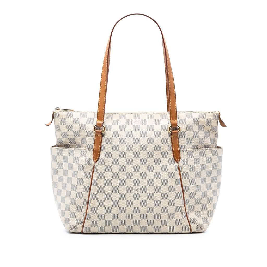Louis Vuitton Damier Azur Totally MM White Very good condition - Front View