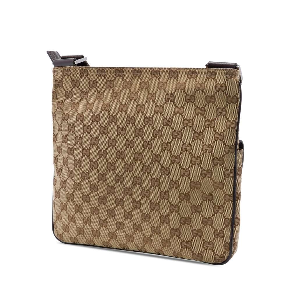 Gucci GG Canvas Crossbody Beige Very good - Back View